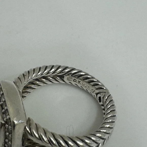 David yurman Albion Petite Ring with Semiprecious Stone & Diamonds - Picture 5 of 10